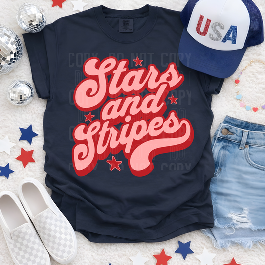 Stars And Stripes Retro