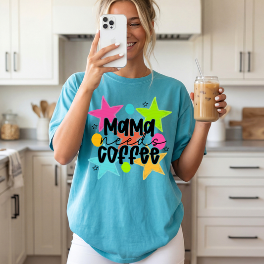 Stars Mama Needs Coffee