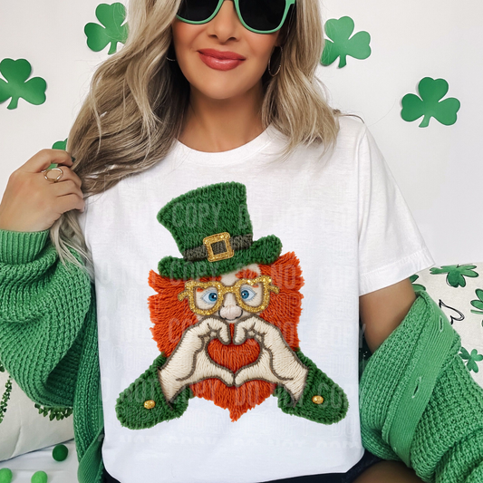 St. Patrick's Day Leprechaun Faux Yarn