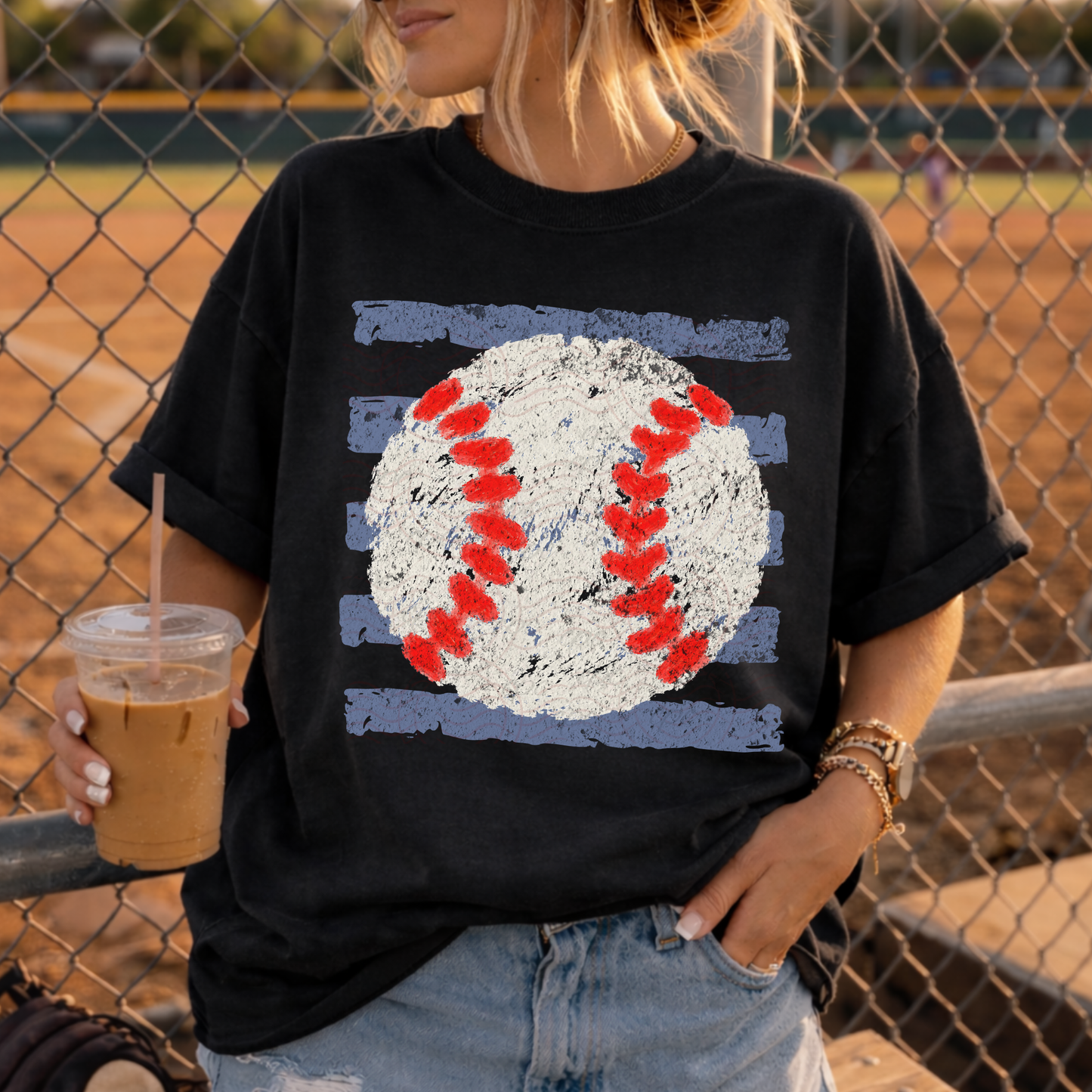 Summer Stripes Baseball