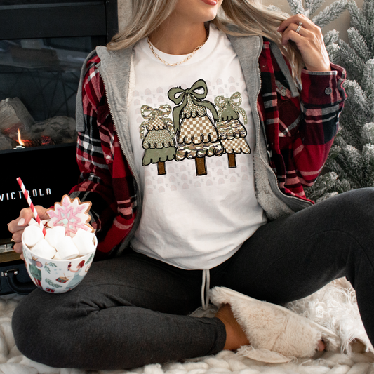 Whimsy Camo Christmas Trees