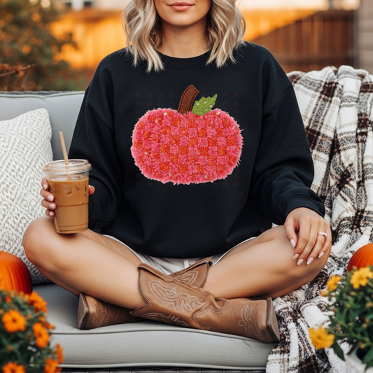 Yarn Pink Orange Pumpkin