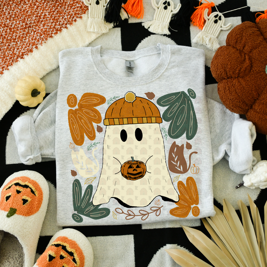 Abstract Beanie Ghost