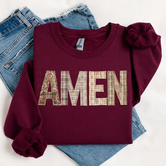 Amen Quilted Patchwork