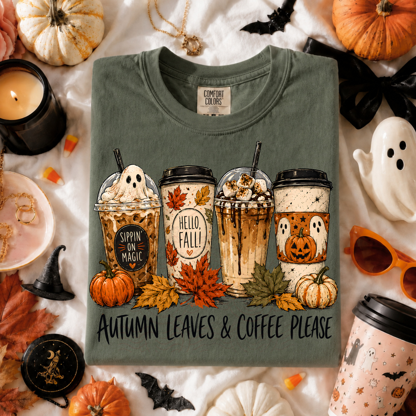 Autumn Leaves And Coffee Please
