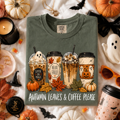 Autumn Leaves And Coffee Please