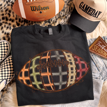 Autumn Plaid Football