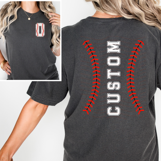 CUSTOMIZABLE - Baseball Stitching