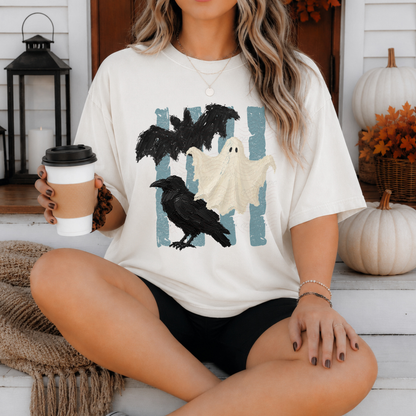 Bat Crow Ghost Stripes