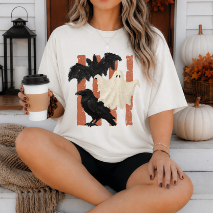 Bat Crow Ghost Stripes