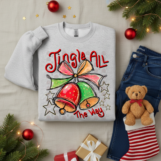 Bells Bows Stars Jingle All The Way