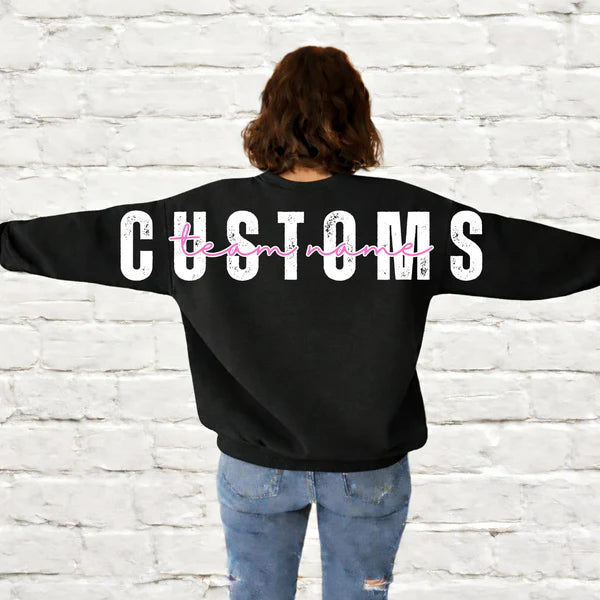 Distressed Customs Any Text - CUSTOMIZABLE