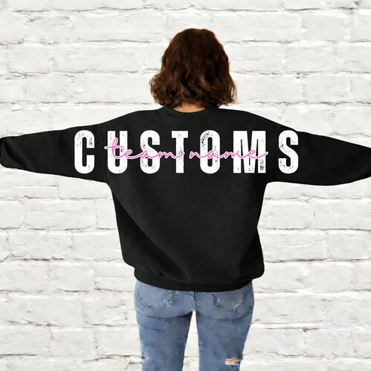 Distressed Customs Any Text - CUSTOMIZABLE