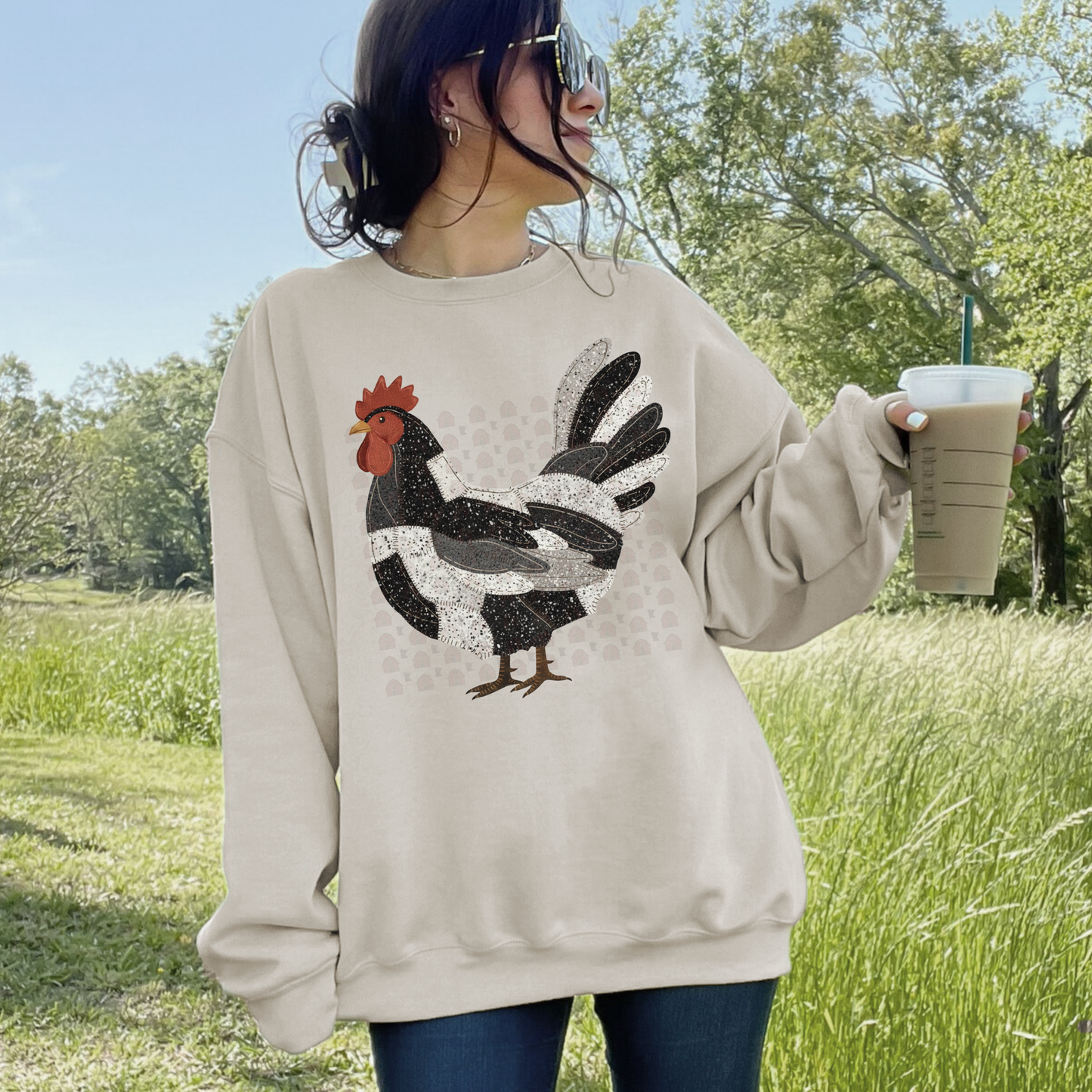 Black And White Chicken
