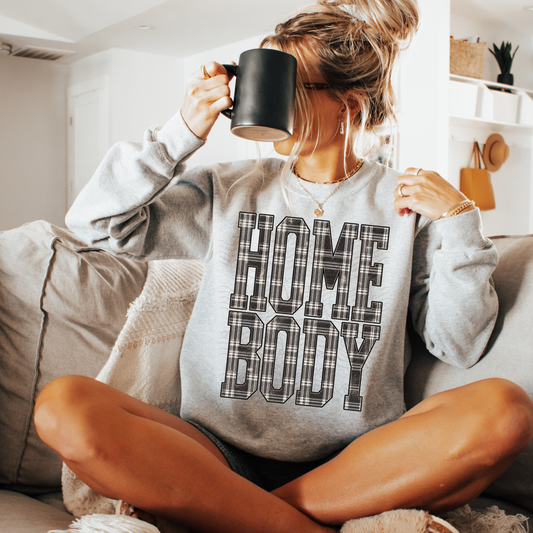 Black Plaid Home Body