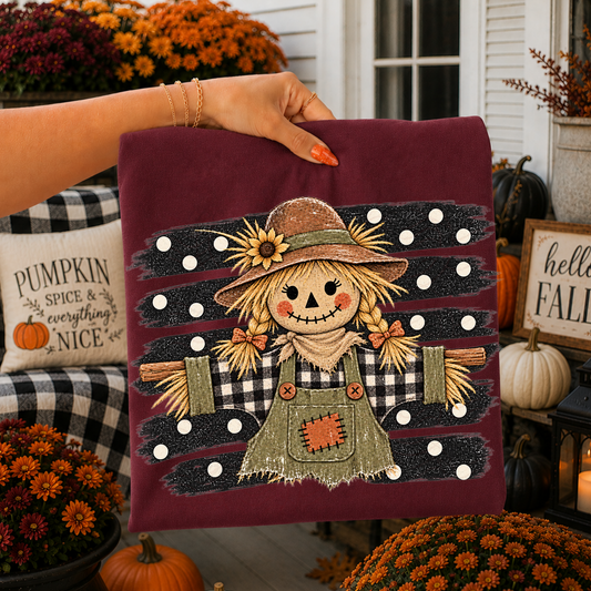 Black Stripes Scarecrow