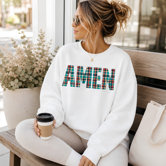 Blue Amen Pattern