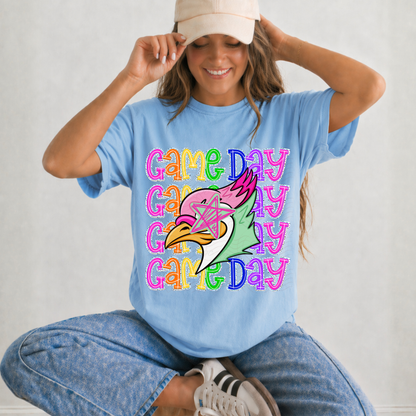 Colorful Stacked Game Day Mascots