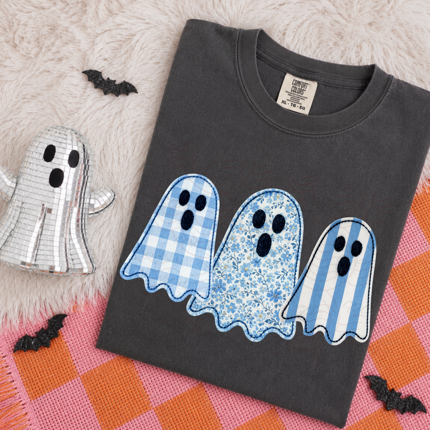Blue Shabby Chic Ghosts