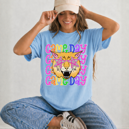 Colorful Stacked Game Day Mascots