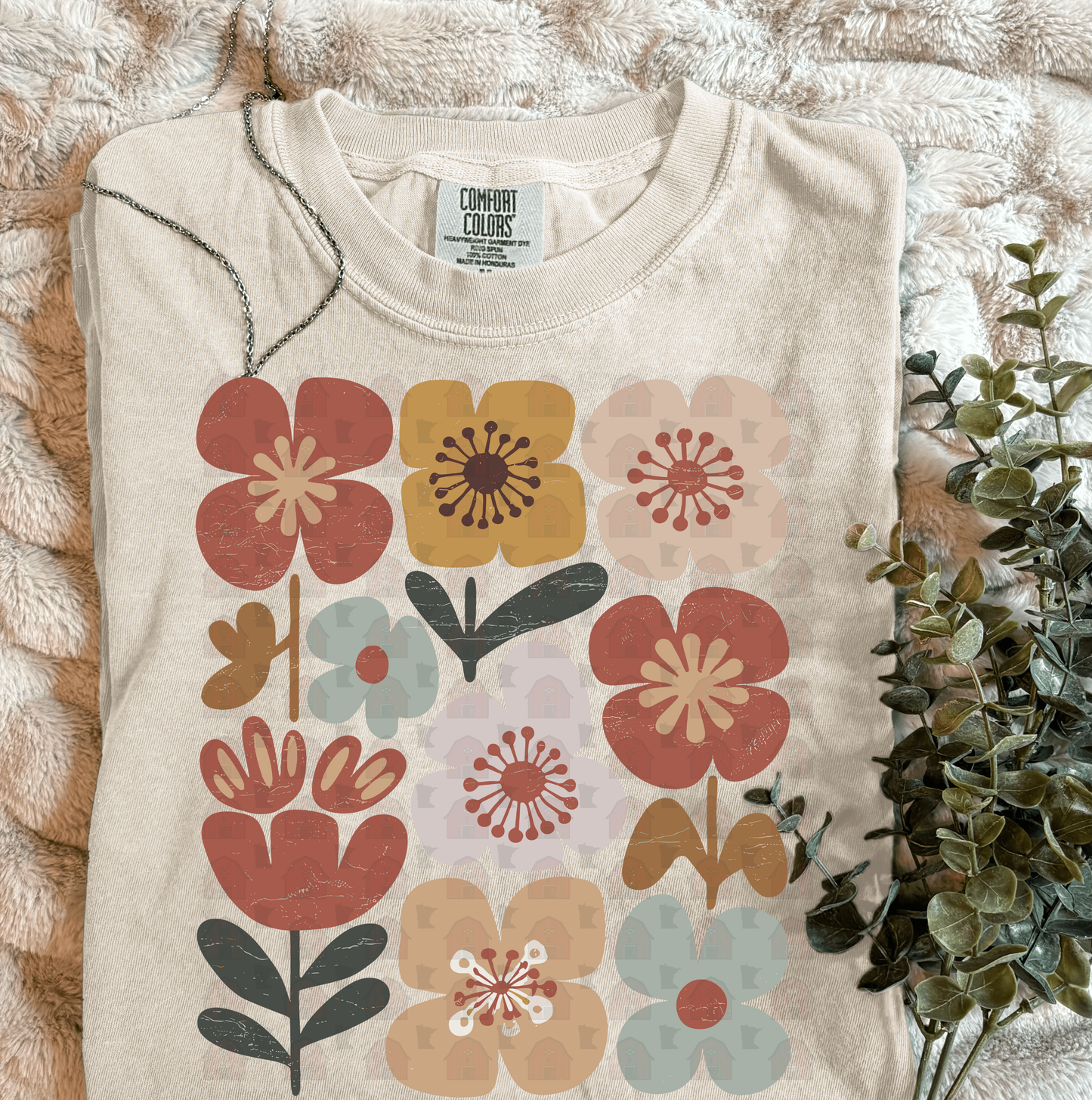 Boho Collage Flowers