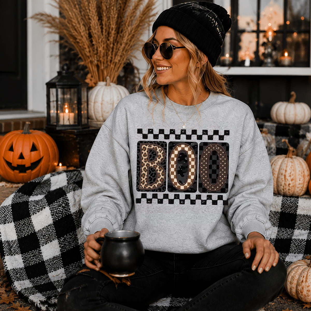 Boo Checker Blocks