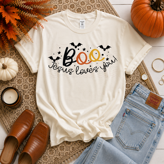 Boo Jesus Loves You