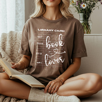Book Lover Library Card