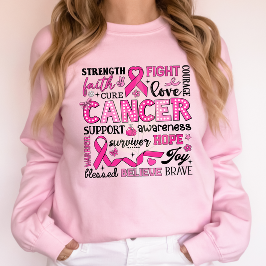 Breast Cancer Typography