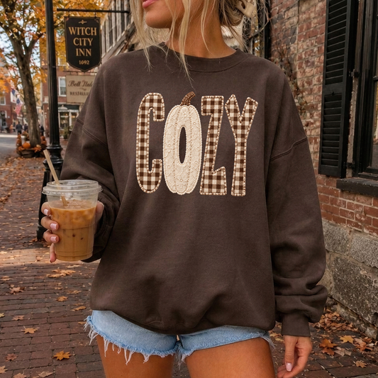 Brown Check Cozy