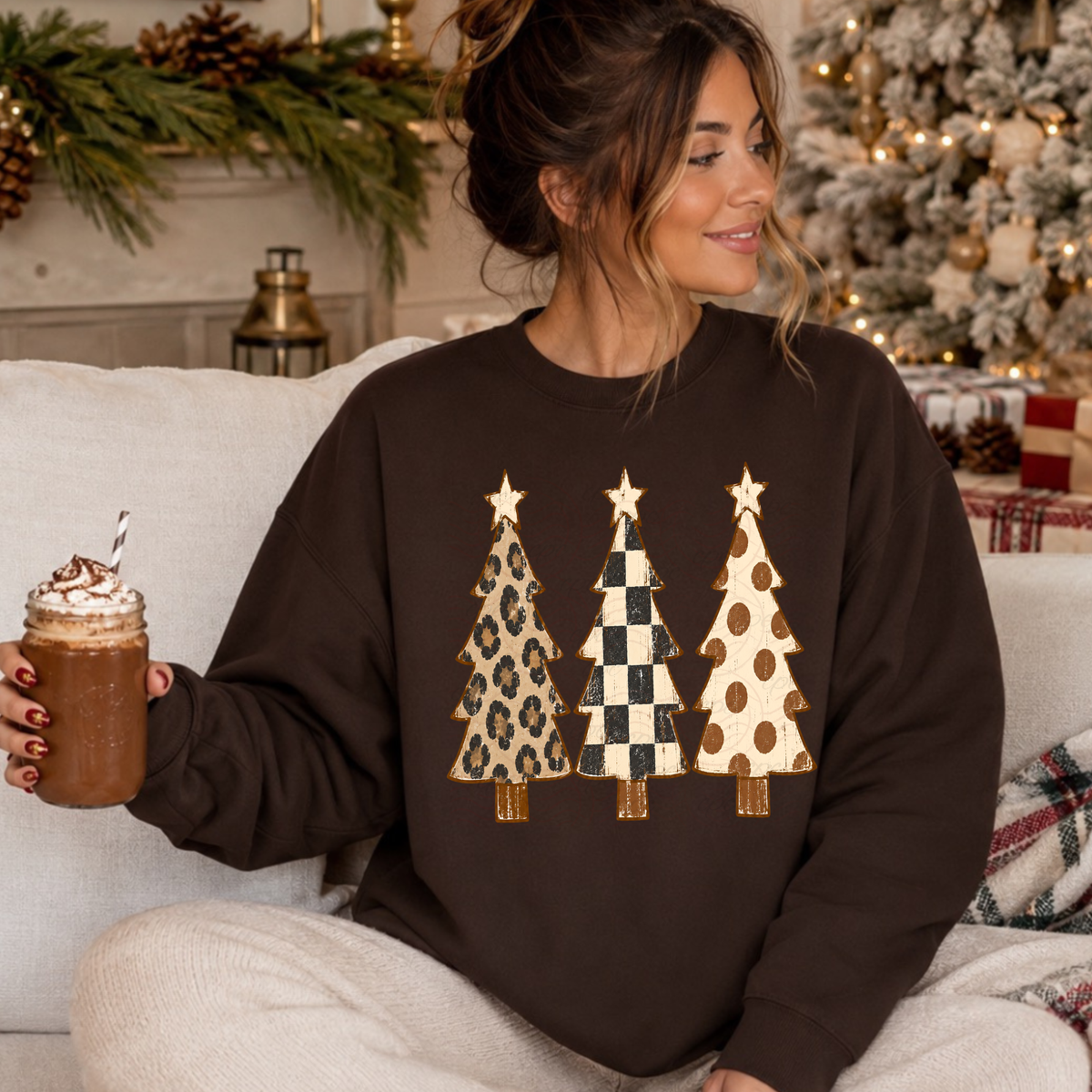 Brown Patterned Trees