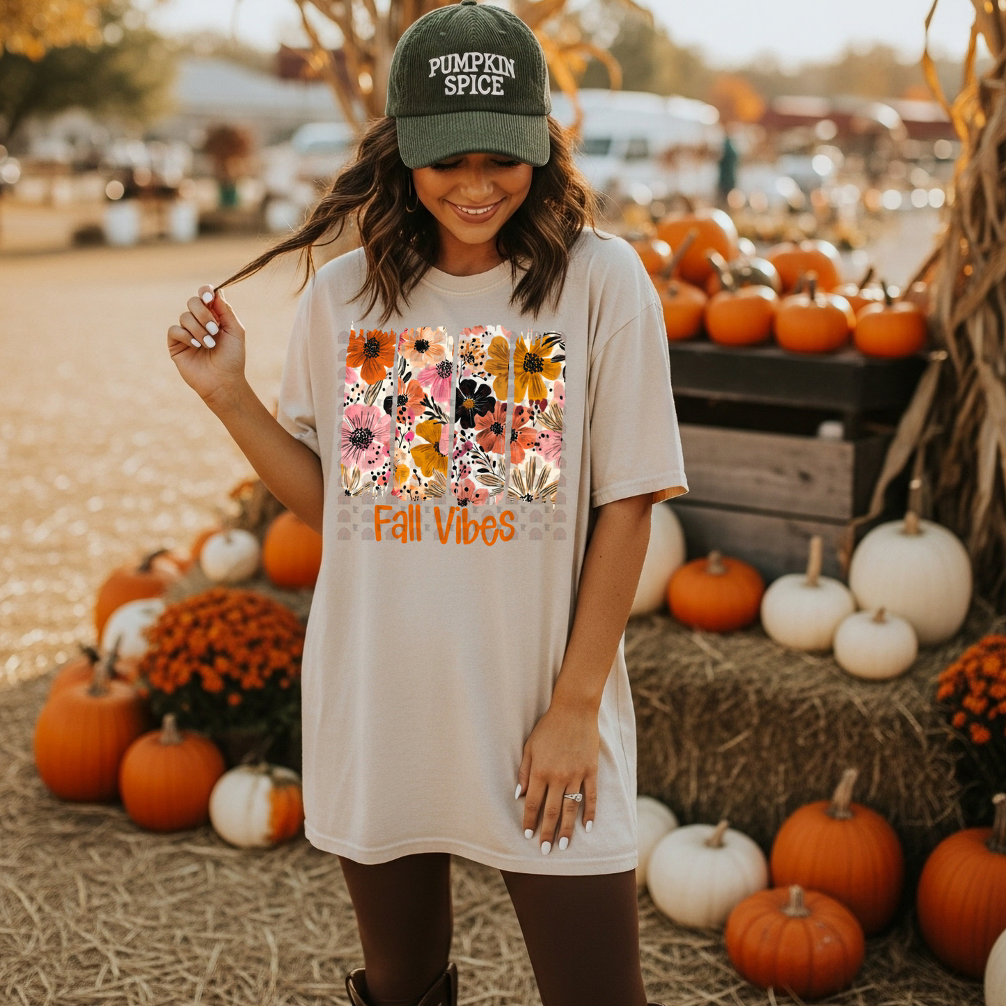 Brushstroke Floral Fall Vibes