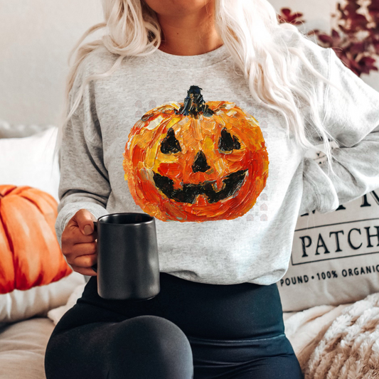 Brushstroke Jack O Lantern