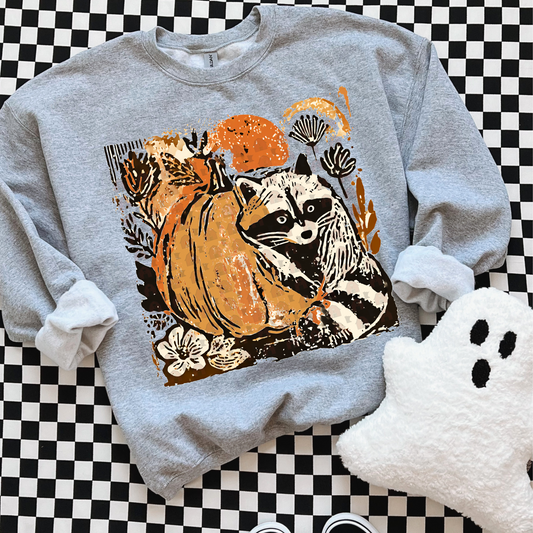 Brushstroke Raccoon