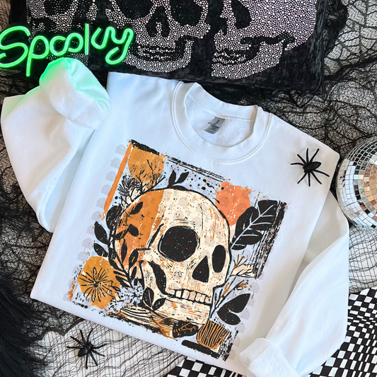Brushstroke Skull