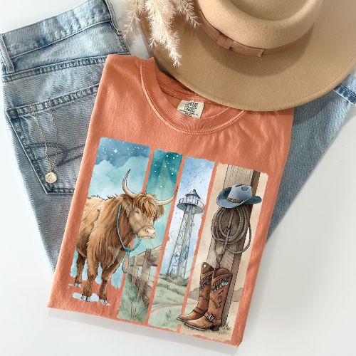 Brushstroke Small Town Country Life