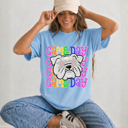 Colorful Stacked Game Day Mascots