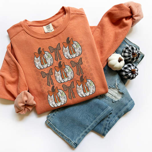 Camo Bows Pumpkins