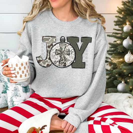 Camo Joy With Ornament And Cross