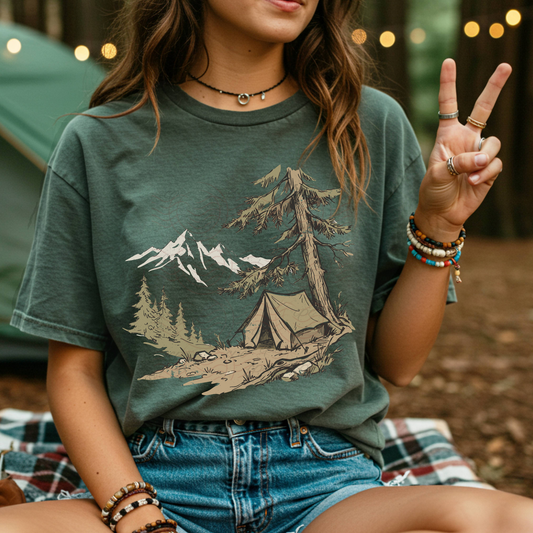 Camping In The Mountains