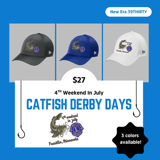 Catfish Derby Days 2026 New Era 39THIRTY Embroidered Hat