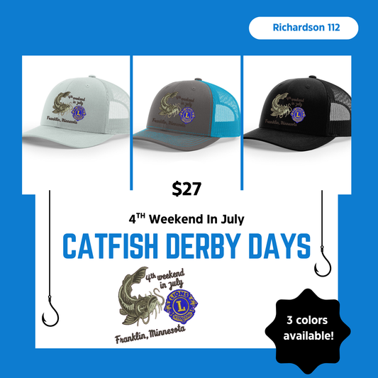 Catfish Derby Days 2026 Richardson Embroidered Hat