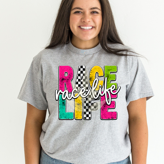 Checkered Bright Race Life