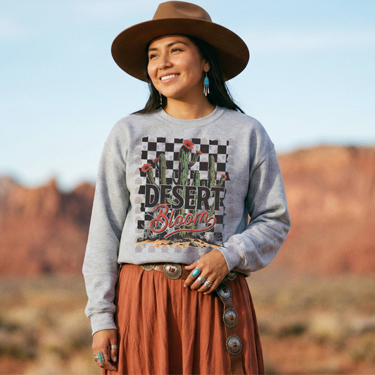 Checkered Desert Bloom