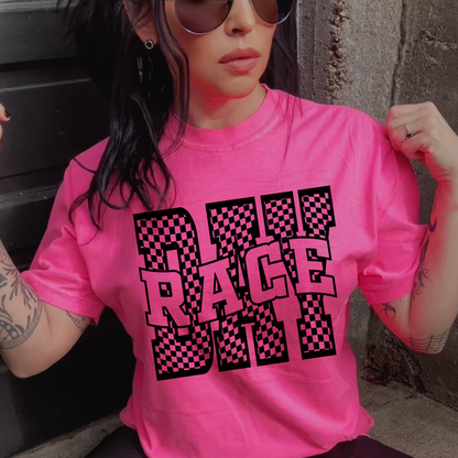 Checkered Retro Race Day
