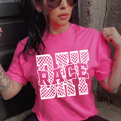Checkered Retro Race Day