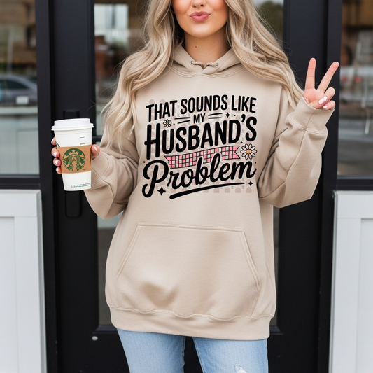 Checker Ribbon And Flowers Sounds Like My Husband's Problem