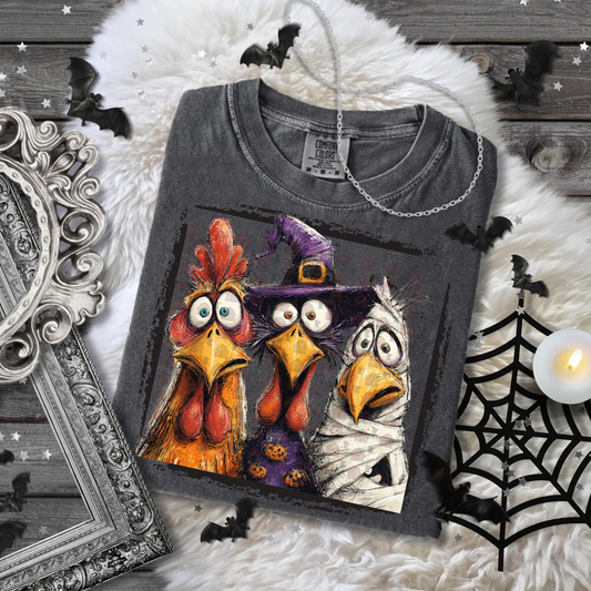 Chickens Trick Or Treat