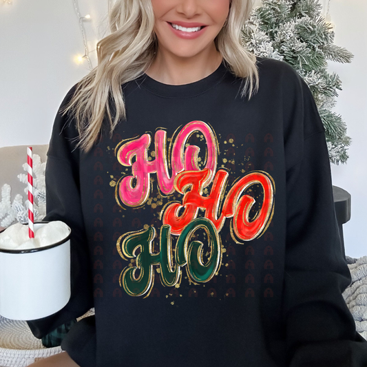 Christmas Ho Ho Ho Orange Ho