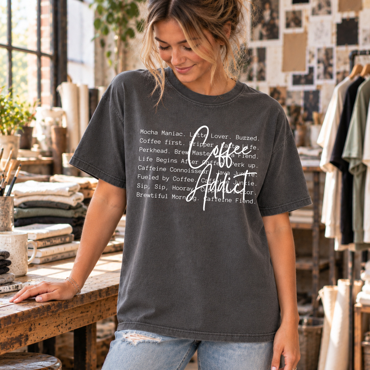 Coffee Addict Typography